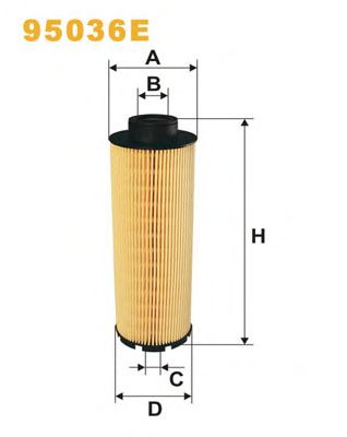 WIX FILTERS 95036e -  Топливный фильтр
